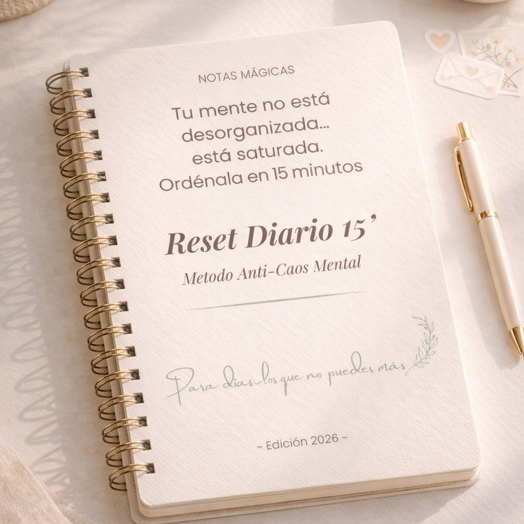 Reset Diario 15’ | Ordena tu mente en 15 minutos y recupera el control de tu día