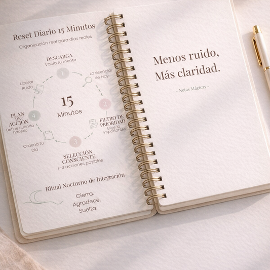 Reset Diario 15’ | Ordena tu mente en 15 minutos y recupera el control de tu día